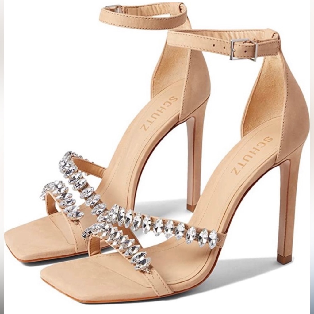 Schutz Linsey Jeweled Stiletto Heel